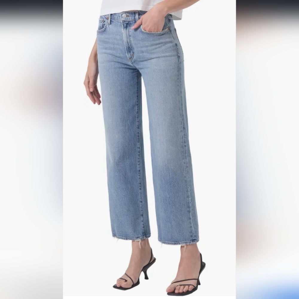 Agolde Harper Crop Jean in Hassle NWT Size 27